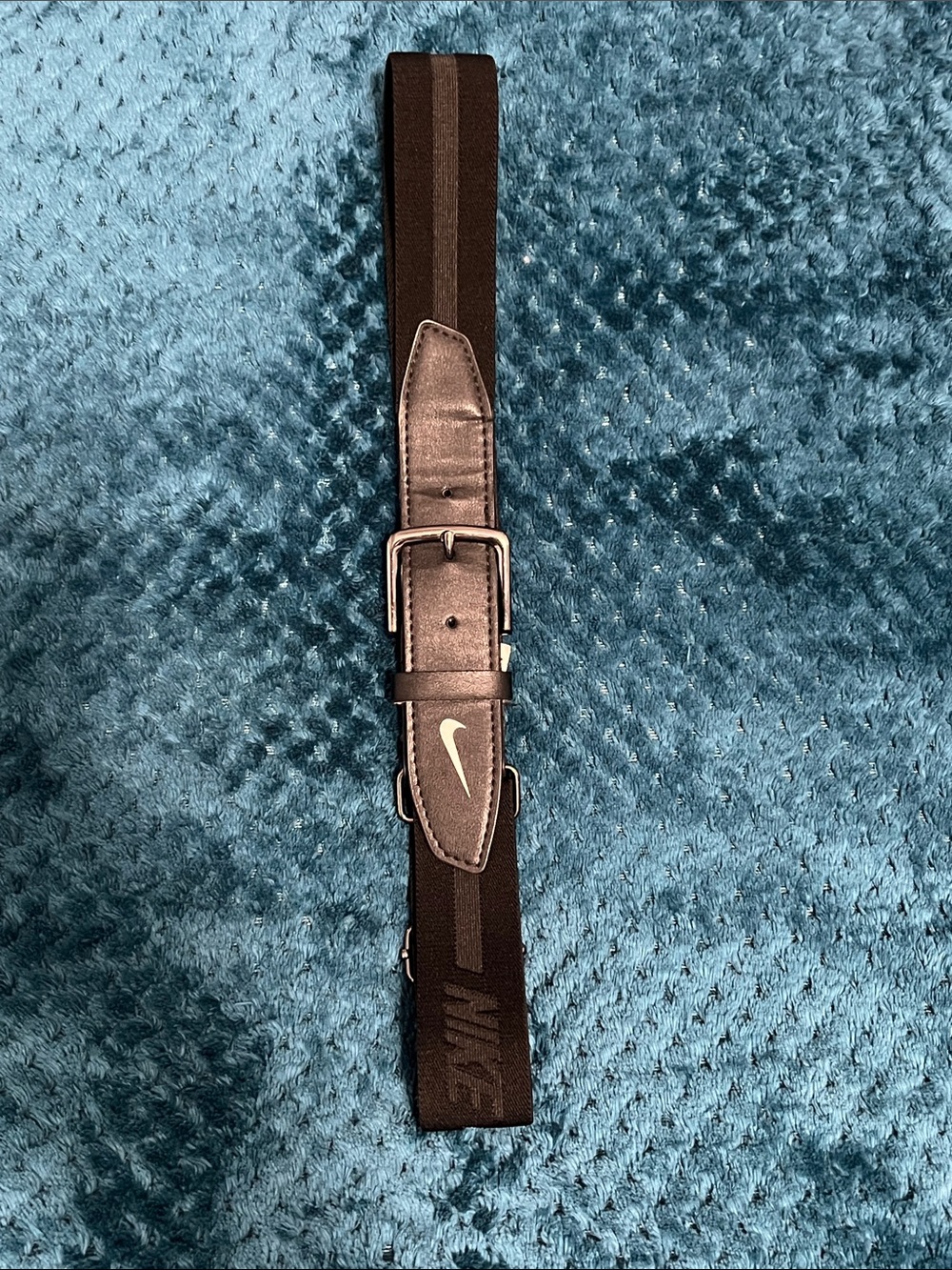 Nike belt black adjustable with stretch